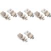 ibasenice 4 Sets Solar Panel Grounding Clamps, Silver, 2 Pieces × 4 view 1