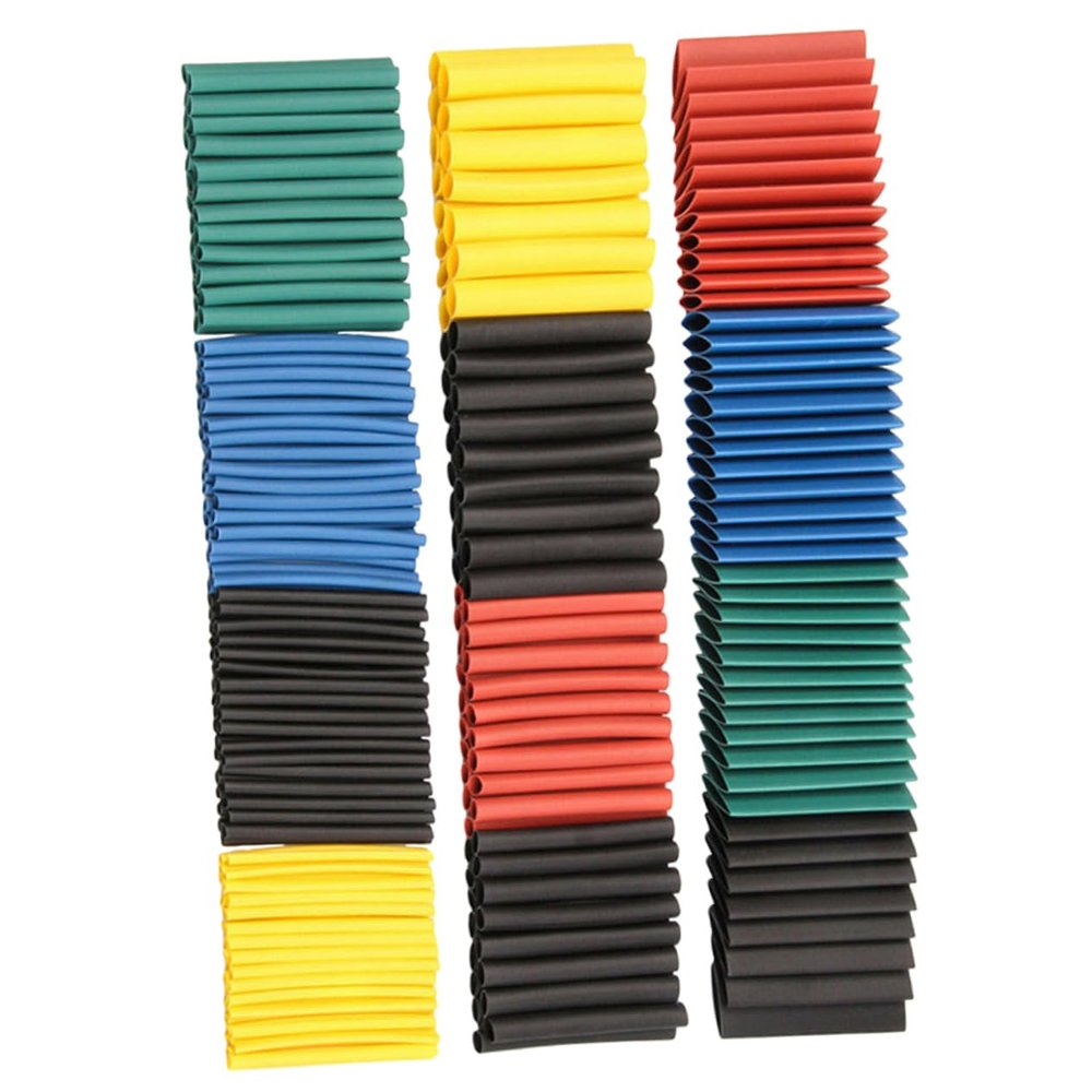 Heat Shrink Tubing, 1,060 Pieces, Polyolefin, 2:1, for Wire Insulation