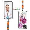 JEZSTHAI Case Compatible with Vivo V50/V50e 5G, Patterned Flexible TPU Silicone Case with Detachable Phone Chain, A02 view 2