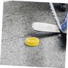 HEMOTON 4 Sets Roller Hockey Pucks, Yellow PP, 2 Pieces × 4 view 4