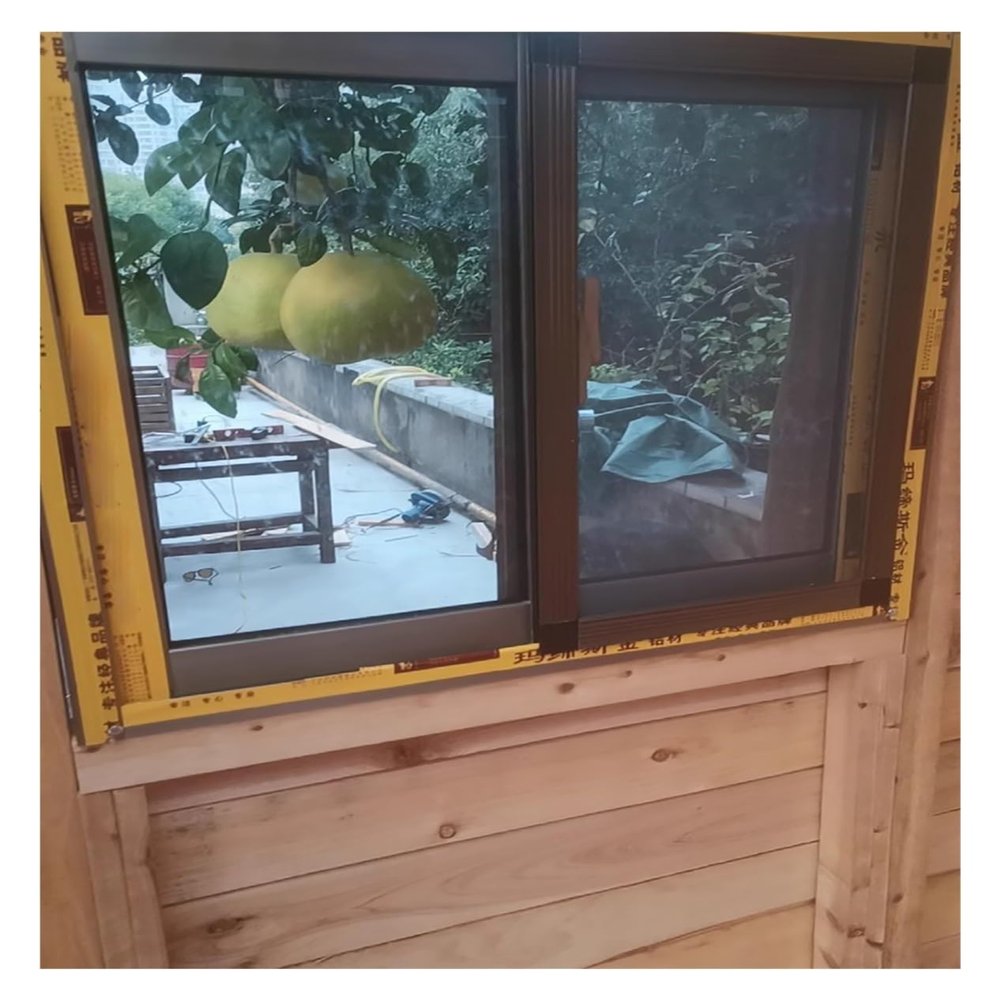 Sliding Window with Tempered Glass for Basements, Garages and Sheds