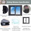 Sliding Window with Tempered Glass for Basements, Garages and Sheds view 2