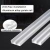 Acrylic Glass Sliding Door Track, Double Track, Aluminum Alloy, 180 cm/70.9 in view 3