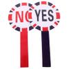 Gadpiparty 3 Sets Handheld Yes/No Voting Paddles, Dry-Erase Foam Board view 1
