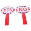 Gadpiparty 3 Sets Handheld Yes/No Voting Paddles, Dry-Erase Foam Board view 2