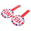 Gadpiparty 3 Sets Handheld Yes/No Voting Paddles, Dry-Erase Foam Board view 4