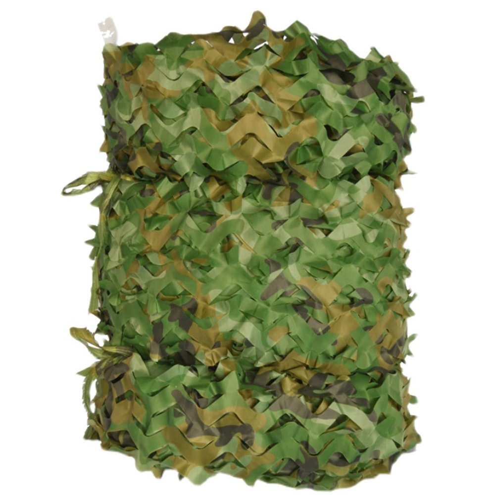 CFLNHMSY Camouflage Netting for Camping and Hunting, Multi-Terrain Sunshade Net, 3.0 x 8.0 m