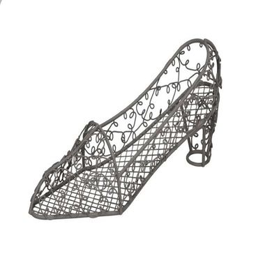 Gwenys Haus Wire Shoe Planter, 19 cm