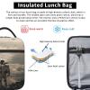 SMAZDFXX Insulated Lunch Bag with Astronaut Design, Bottle Holder and Bento Box Compartment view 4