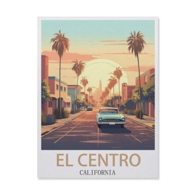 PGCKSK El Centro, California 5D DIY Diamond Painting Kit, Full Round Drills, 30 x 40 cm