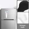 RORPOIR Magnetic Scissors Holder, 2-Piece Plastic Set for Refrigerators and Metal Surfaces view 3