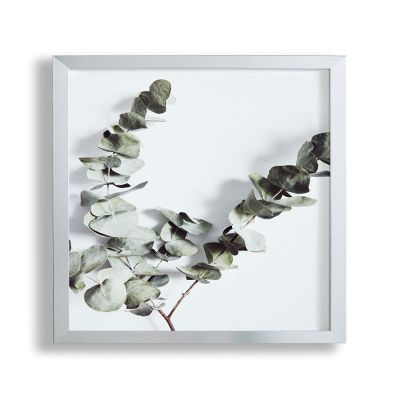 VO design Benno MDF Wood Frame for 63 x 64 cm Picture, Brushed Aluminum Finish, Acrylic Glass