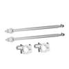 Cabilock 2-Piece Telescopic Flagpoles for Motorcycle and Bicycle Handlebars view 1