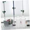 ERINGOGO 3-Piece HDPE Reagent Bottles with Screw Caps, Leakproof, White view 2
