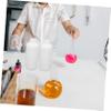 ERINGOGO 3-Piece HDPE Reagent Bottles with Screw Caps, Leakproof, White view 4