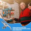 Drill Press Fixing Clamp, 23 cm, Heavy-Duty Quick Clamp, Non-Slip view 3