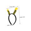 SAFIGLE 8-Pack Fabric Bee Antenna Headbands for Cosplay and Parties view 2