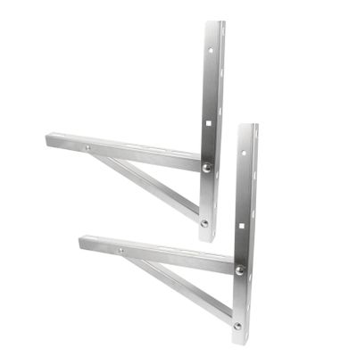 GLEAVI 2-Pack Stainless Steel Folding Air Conditioner Brackets
