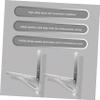 GLEAVI 2-Pack Stainless Steel Folding Air Conditioner Brackets view 4