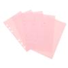 jojofuny A6 PP Budget Dividers, Reusable Transparent Zippered Insert Pockets for Binders view 1