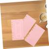 jojofuny A6 PP Budget Dividers, Reusable Transparent Zippered Insert Pockets for Binders view 2