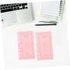 jojofuny A6 PP Budget Dividers, Reusable Transparent Zippered Insert Pockets for Binders view 3