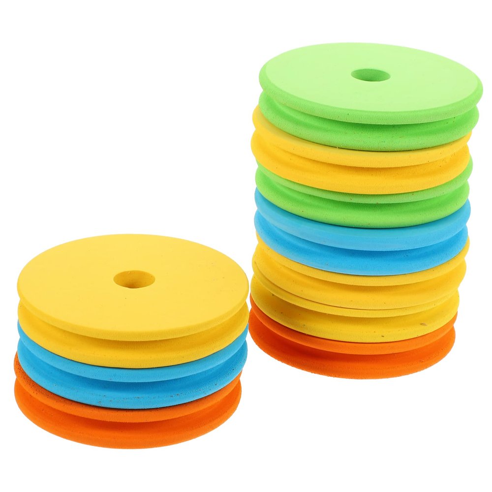 Toyvian Large Fishing Line Spool Holders, 10 Pieces, EVA Foam