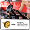 Gogogmee Yellow ABS Ball-Head Pull Pin for Exercise Bikes and Fitness Equipment view 2