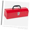 Lurrose Red Cold-Rolled Steel Toolbox with Practical Storage view 3