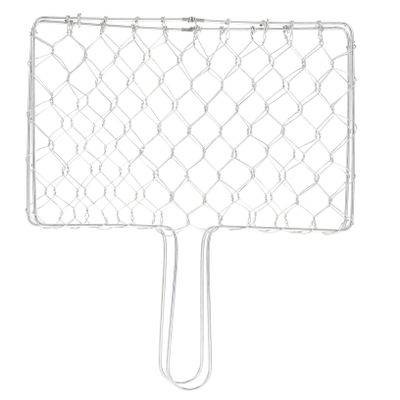 Toddmomy Heavy-Duty Iron Grill Basket for Fish and Steak
