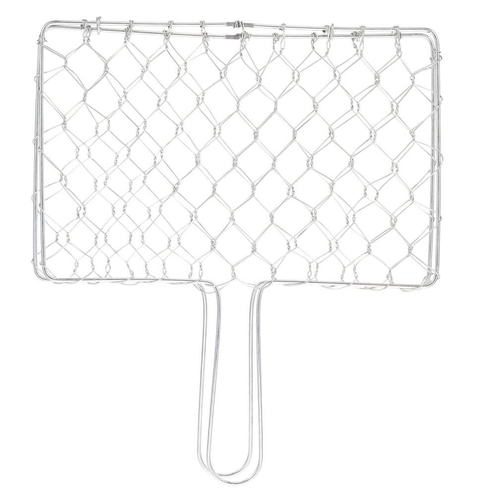 Toddmomy Heavy-Duty Iron Grill Basket for Fish and Steak