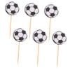 IMIKEYA 60-Piece Football Cake Toppers view 1