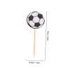 IMIKEYA 60-Piece Football Cake Toppers view 2