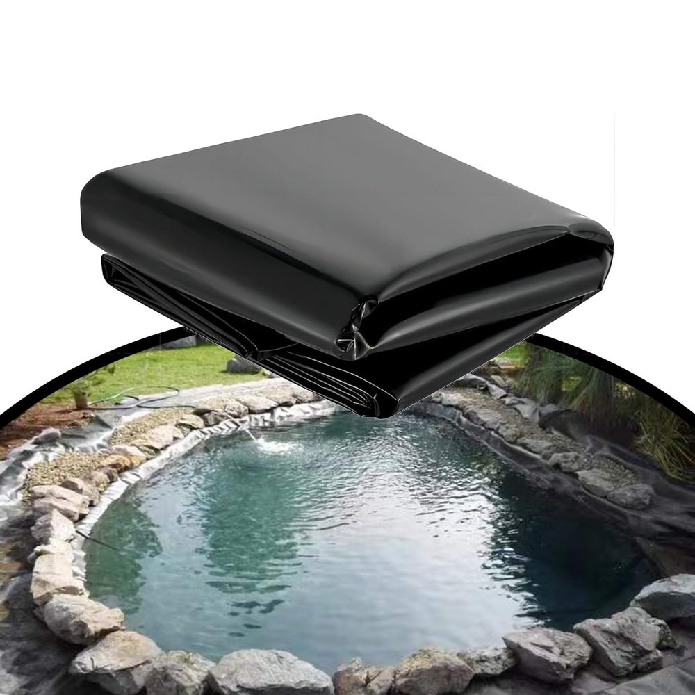 5 x 8 m HDPE Pond Liner, Durable, Thick, for Fish Ponds, Fountains, Koi Ponds, Waterfalls and Protection