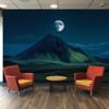 Mountain Night Sky Landscape Photo Wallpaper, Moon Pattern, 250 x 175 cm, A600 view 3
