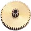 Miniature Copper Gear Sets, Module 0.2/0.3/0.35, Various Specifications (0.2M 10T + 0.2M 50T) view 1