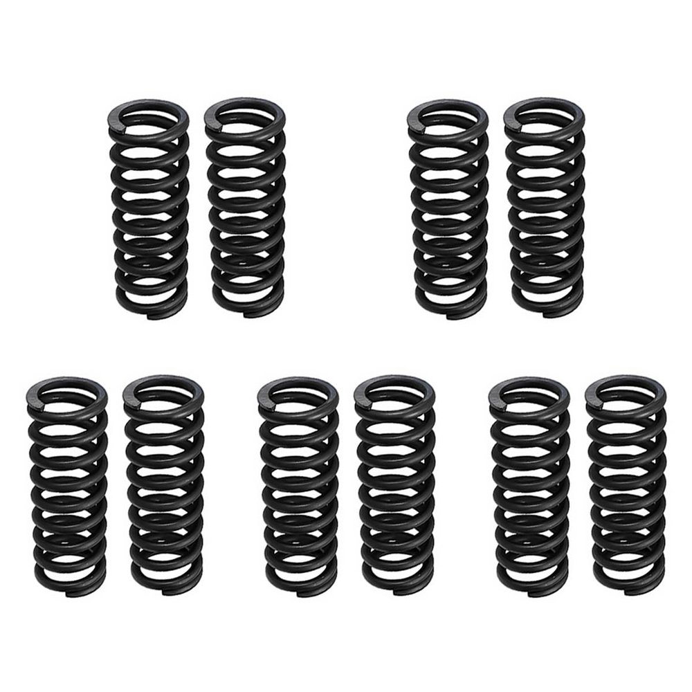 10-Pack 65Mn Spring Steel Compression Springs, 1.0 x 14 x 25 mm