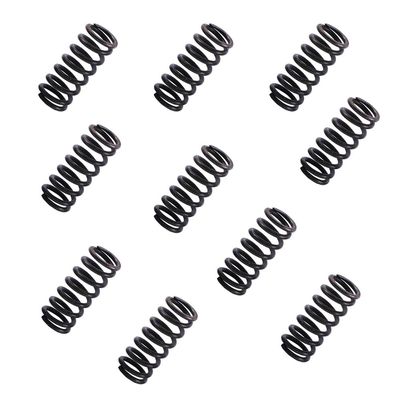 10-Pack 65Mn Steel Compression Springs, 0.3 x 4 x 15 mm