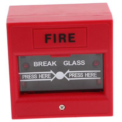 NUOBESTY Plastic Glass-Break Alarm Button with Emergency Alarm Activation