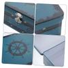 Happyyami Small Lockable Tin Storage Box view 3