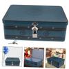 Happyyami Small Lockable Tin Storage Box view 4