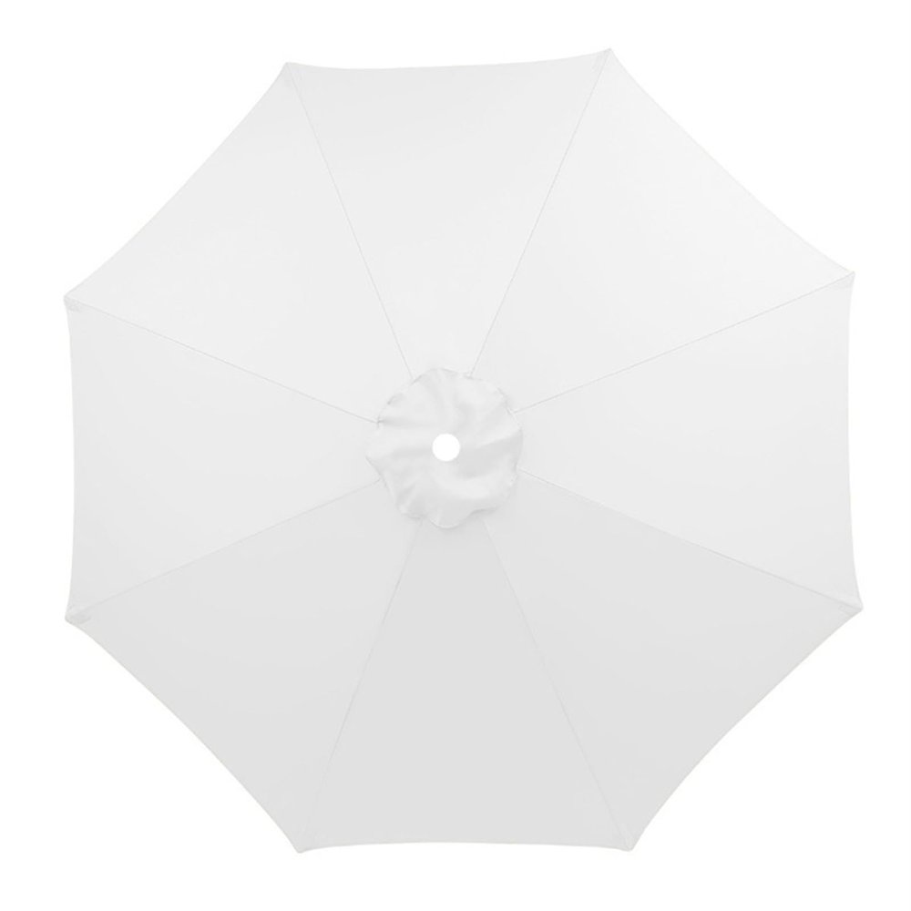 Patio Umbrella Replacement Canopy (2.0–3.5 m) for 6/8 Ribs, UV50+ Wind-Resistant Cover (Q15, 8 ribs, 2.7 m/8.8 ft)