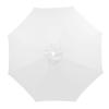 Patio Umbrella Replacement Canopy (2.0–3.5 m) for 6/8 Ribs, UV50+ Wind-Resistant Cover (Q15, 8 ribs, 2.7 m/8.8 ft) view 1