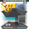 Patio Umbrella Replacement Canopy (2.0–3.5 m) for 6/8 Ribs, UV50+ Wind-Resistant Cover (Q15, 8 ribs, 2.7 m/8.8 ft) view 3