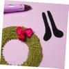 INOOMP 10-Piece Black Plush Doll Legs for DIY Doll Clothing and Crafts view 4