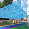 Blue Camouflage Sunshade Net for Hunting, Camping and Decoration, 1 x 5 m view 4