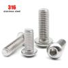 Nodrest ISO 7380 316 A4 Stainless Steel Hex Socket Screws view 3