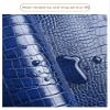Crocodile-Pattern Faux Leather Fabric, 138 cm Wide x 2 m, PU Upholstery Fabric, Copper Brown view 4