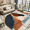 Generic Horse Farm Animal Entryway Rug, Washable Non-Slip Short-Pile, 50 x 80 cm, Brown Beige view 3