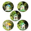 GOOPEEG Wooden Bird Feeder for Outdoor Areas, Yards, and Gardens (B) view 3